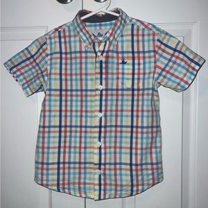 Southbound boys plaid button down - size 6